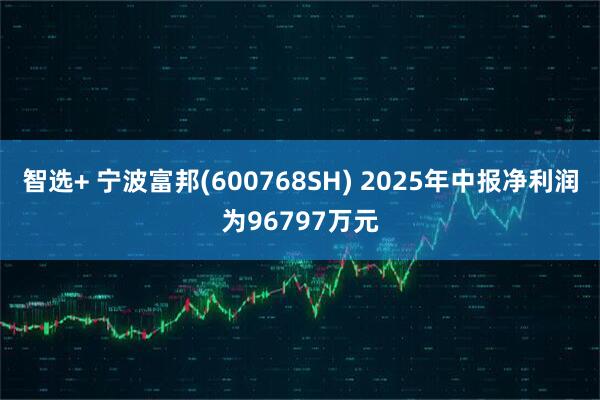智选+ 宁波富邦(600768SH) 2025年中报净利润为96797万元