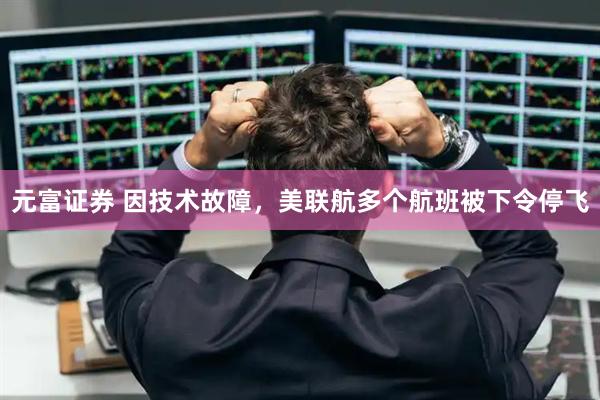 元富证券 因技术故障，美联航多个航班被下令停飞